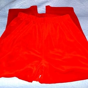 Red Velvet Pants